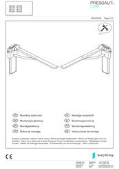 Pressalit Care R3175 Notice De Montage