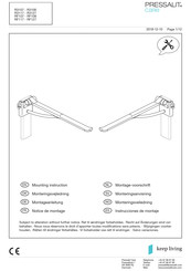 Pressalit Care R3108 Notice De Montage