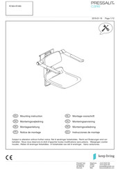 Pressalit Care R7465 Notice De Montage