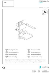 Pressalit Care R7364 Notice De Montage