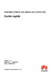 Huawei SUN2000-215KTL-H0 Guide Rapide