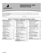 Jennair W11312506A Instructions D'utilisation