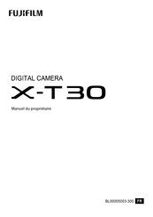 FujiFilm X-T30 Notice Originale