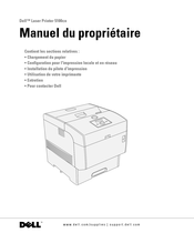 Dell Laser Printer 5100cn Manuel Du Propriétaire
