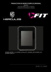 Hercules INTERO I-F5 HE Traduction Du Mode D'emploi Original