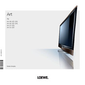 Loewe Art 37 LED Mode D'emploi