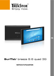 Trekstor SurfTab breeze 9.6 quad 3G Notice D'utilisation