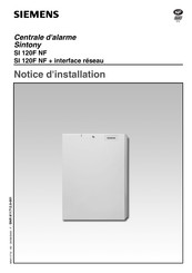 Siemens Sintony SI 120F NF Notice D'installation
