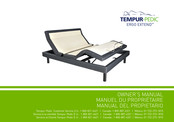 TEMPUR-PEDIC ERGO EXTEND Manuel Du Propriétaire