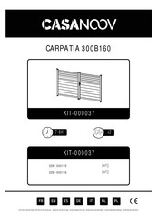 Casanoov CARPATIA 300B160 Manuel D'installation