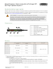 Banner High Speed Expert DF-G2-PS-2M Guide De Démarrage Rapide