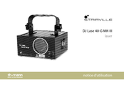 Thomann STAIRVILLE DJ Lase 40-G MK-III Notice D'utilisation
