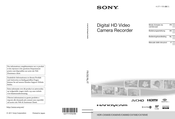 Sony Handycam HDR-CX700VE Mode D'emploi