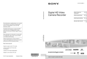Sony HANDYCAM HDR-XR160E Mode D'emploi
