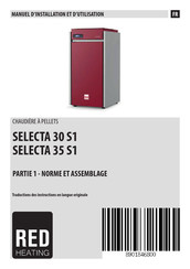 Red Heating SELECTA 35 S1 Manuel D'installation Et D'utilisation