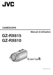 JVC Everio GZ-RX615 Manuel D'utilisation