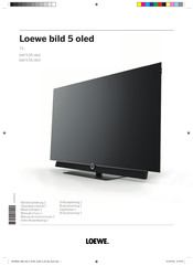 Loewe bild 5.65 oled Mode D'emploi