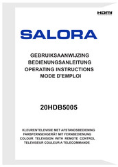Salora 20HDB5005 Mode D'emploi