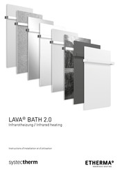 Etherma LAVABATH2-GL-500-MR Instructions D'installation Et D'utilisation