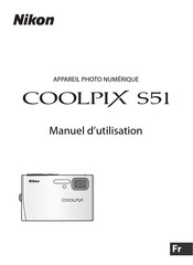 Nikon COOLPIX S51 Manuel D'utilisation