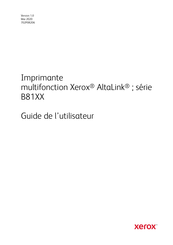 Xerox AltaLink B81 Série Guide De L'utilisateur