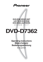 Pioneer DVD-D7362 Mode D'emploi