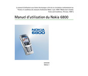 Nokia 6800 Manuel D'utilisation