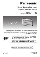 Panasonic LUMIX DMC-FT30 Mode D'emploi De Base