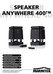 Marmitek SPEAKER ANYWHERE 400 Guide Utilisateur