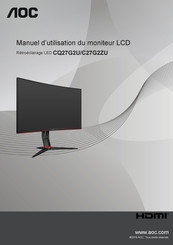 AOC CQ27G2U Manuel D'utilisation