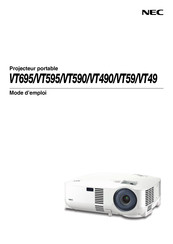 NEC VT490 Mode D'emploi