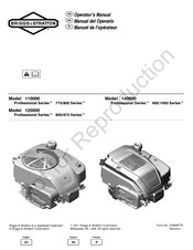 Briggs & Stratton 775 Série Manuel De L'opérateur