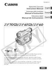Canon ZR65 MC Manuel D'instruction