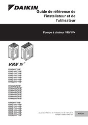 Daikin RYYQ12U7Y1B Série Guide De Référence De L'installateur Et De L'utilisateur