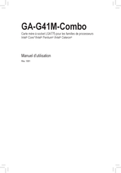 Gigabyte GA-G41M-Combo Manuel D'utilisation