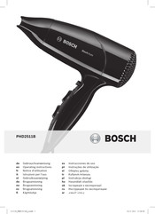 Bosch PHD2511B Notice D'utilisation