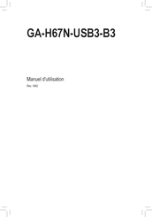 Gigabyte GA-H67N-USB3-B3 Manuel D'utilisation