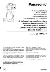 Panasonic SC-TMAX10 Mode D'emploi