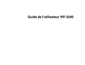Epson WorkForce WF-3540 Série Guide De L'utilisateur