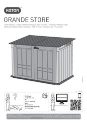 Keter GRANDE STORE Mode D'emploi