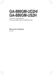 Gigabyte GA-880GM-US2H Manuel De L'utilisateur