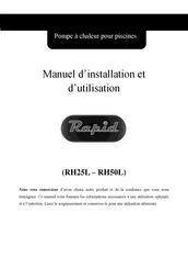 Rapid RH35L Manuel D'installation Et D'utilisation