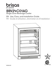 Zephyr BRISAS BBV24C01AG Guide D'utilisation, D'entretien Et D'installation
