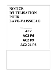 COMENDA AC2P6 Notice D'utilisation