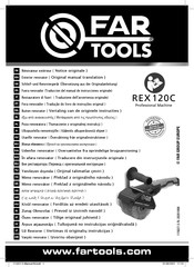 Far Tools REX 120C Notice Originale