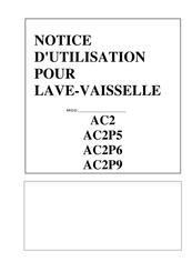 COMENDA AC2P6 Notice D'utilisation