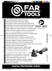 Far Tools DWS 180C Notice Originale