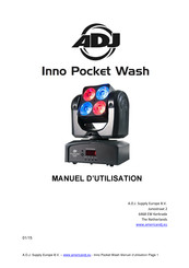 Adj Inno Pocket Wash Manuel D'utilisation