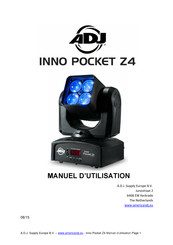 ADJ INNO POCKET Z4 Manuel D'utilisation