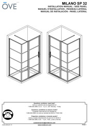 OVE MILANO SP 32 Manuel D'installation